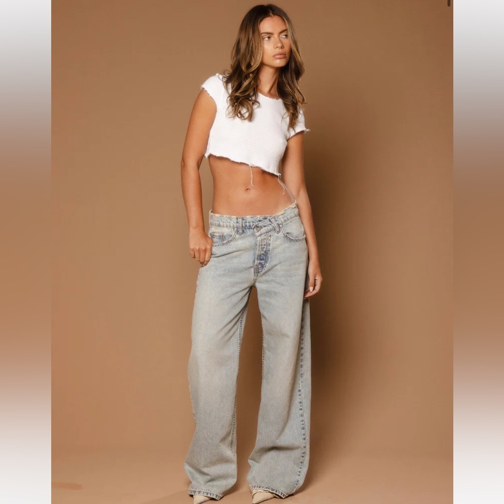 NWT REVICE Oversized Jean Shai Town Size 29